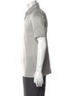 Zegna Silk V-Neck Polo Shirt