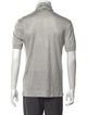Zegna Silk V-Neck Polo Shirt