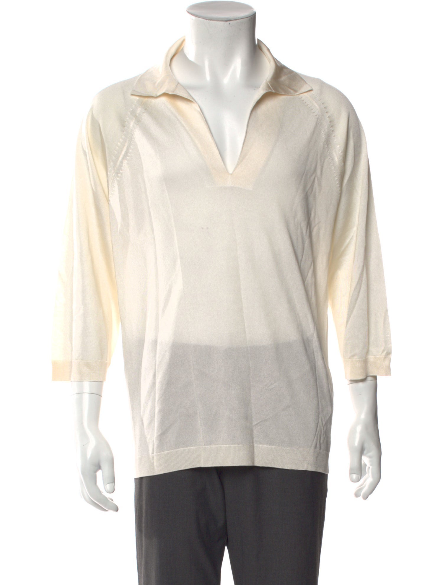 Zegna Silk Long Sleeve Shirt