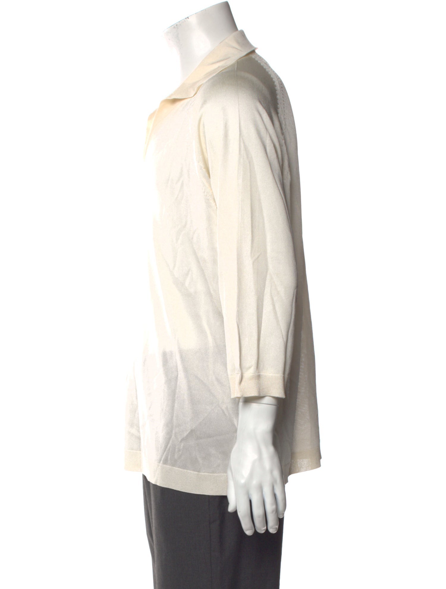 Zegna Silk Long Sleeve Shirt