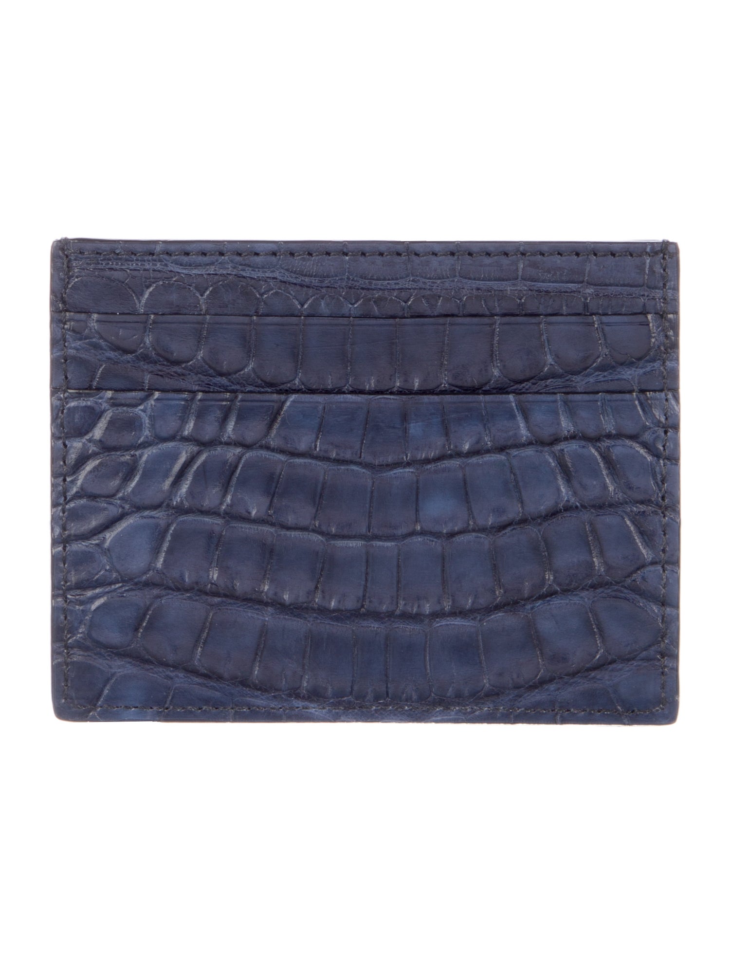 Zegna Alligator Card Holder