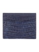 Zegna Alligator Card Holder