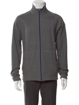 Zegna Mock Neck Long Sleeve Cardigan