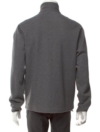 Zegna Mock Neck Long Sleeve Cardigan