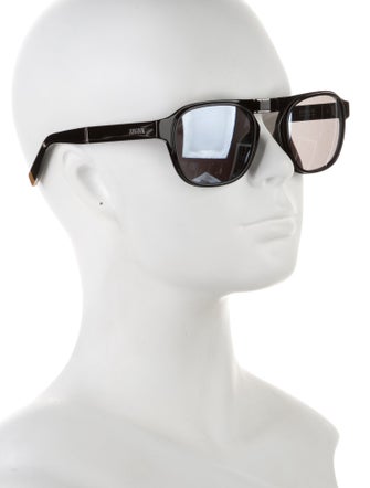 Zegna Oversize Tinted Sunglasses