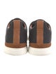 Zegna Wool Colorblock Pattern Sneakers