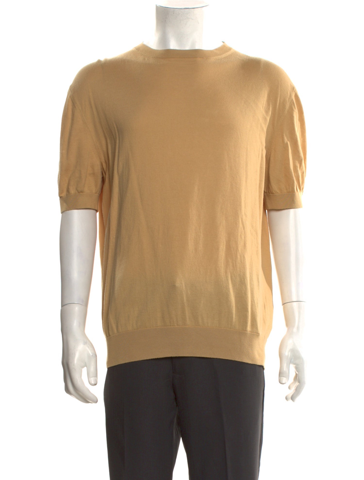 Zegna Crew Neck Short Sleeve Pullover