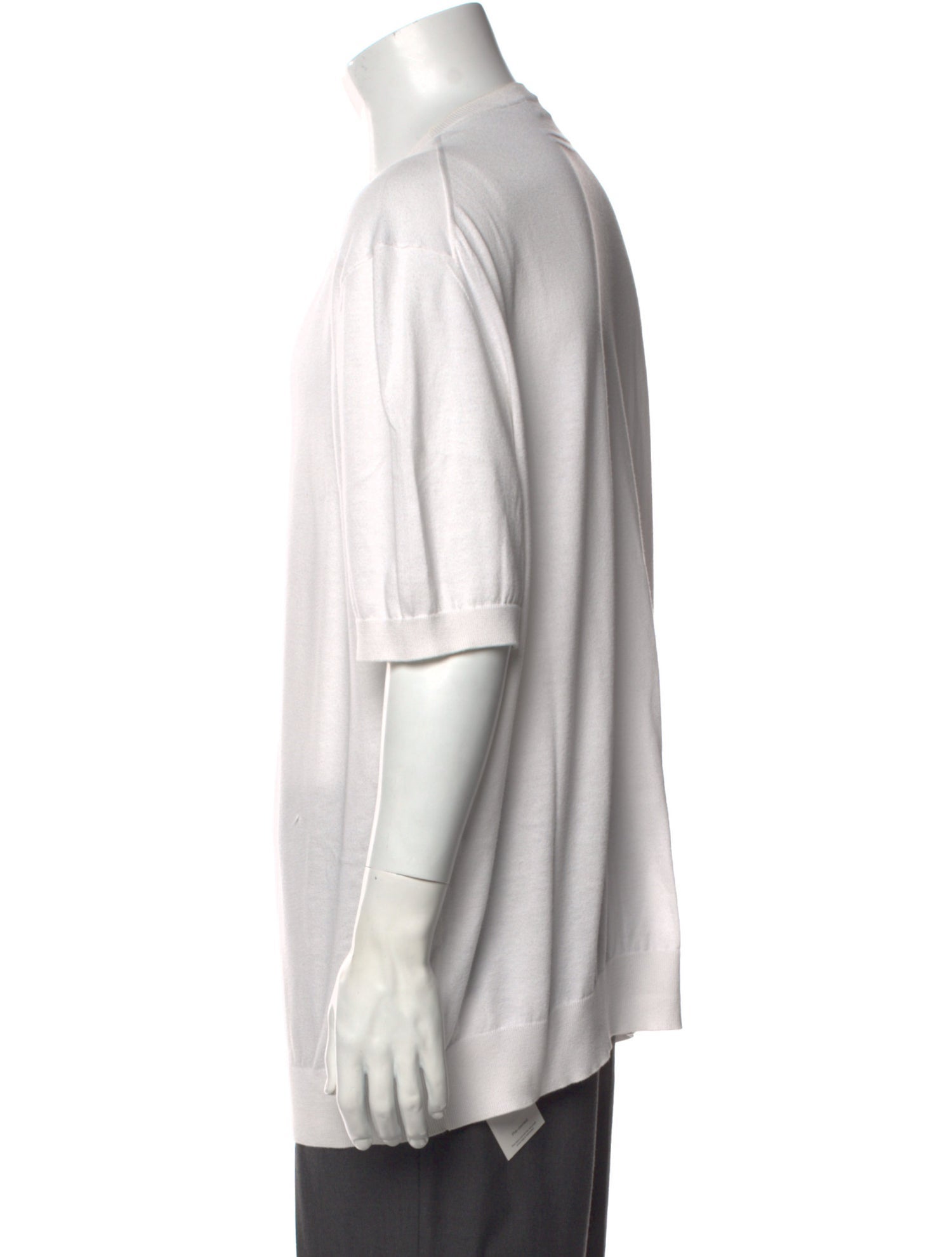 Zegna Scoop Neck Three-Quarter Sleeve T-Shirt