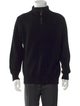 Zegna Mock Neck Long Sleeve Pullover