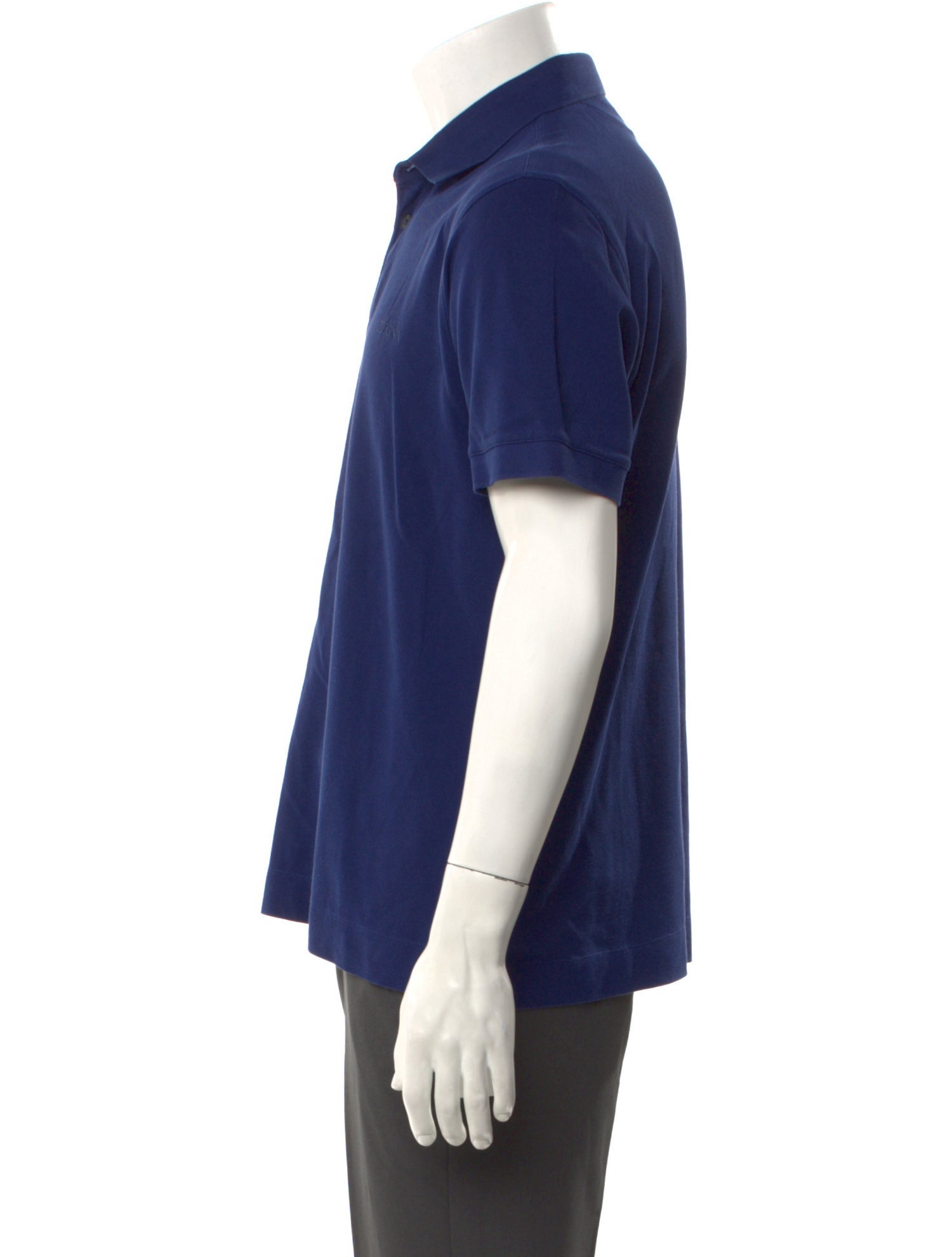 Zegna Collar Short Sleeve Polo Shirt