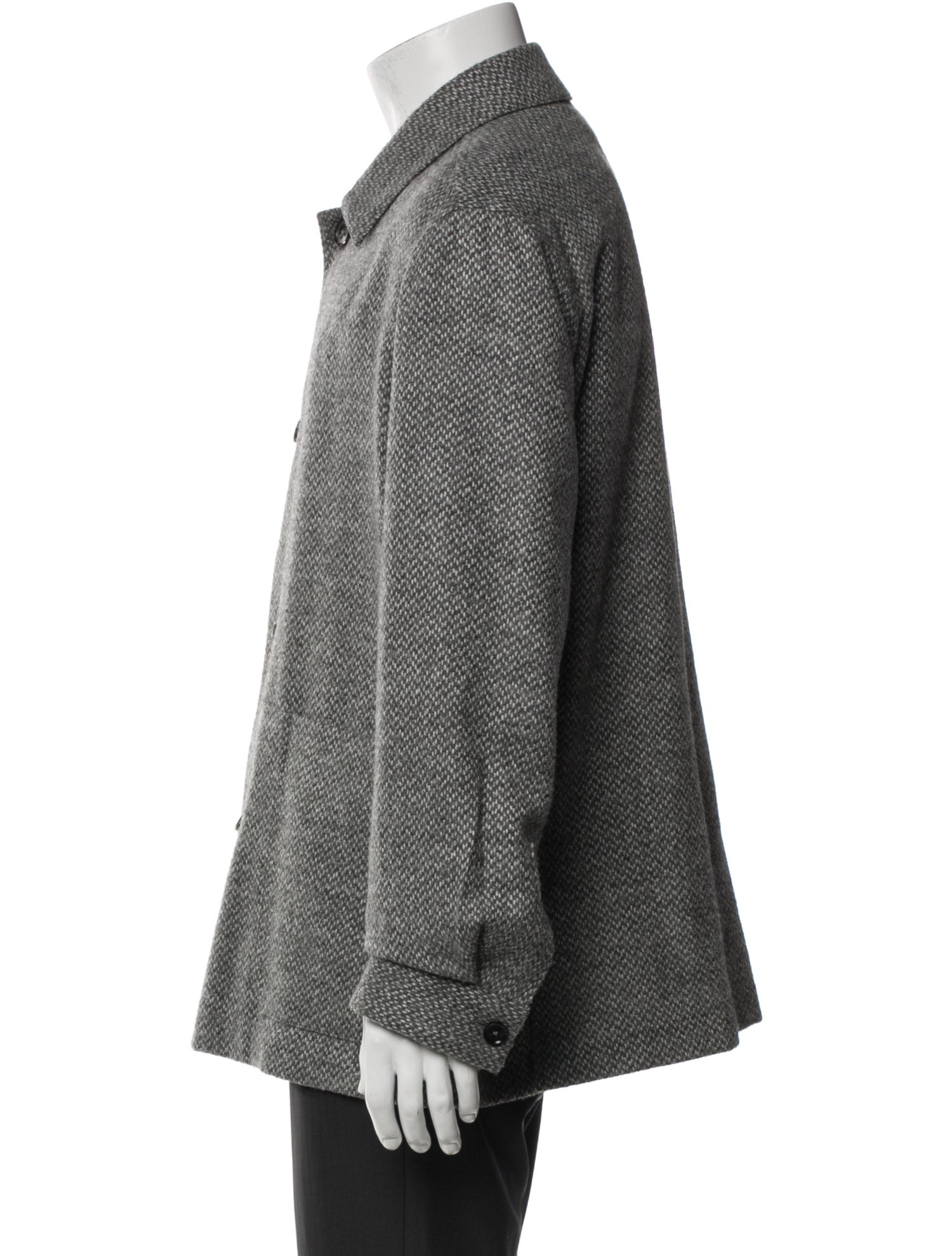 Zegna Wool Peacoat