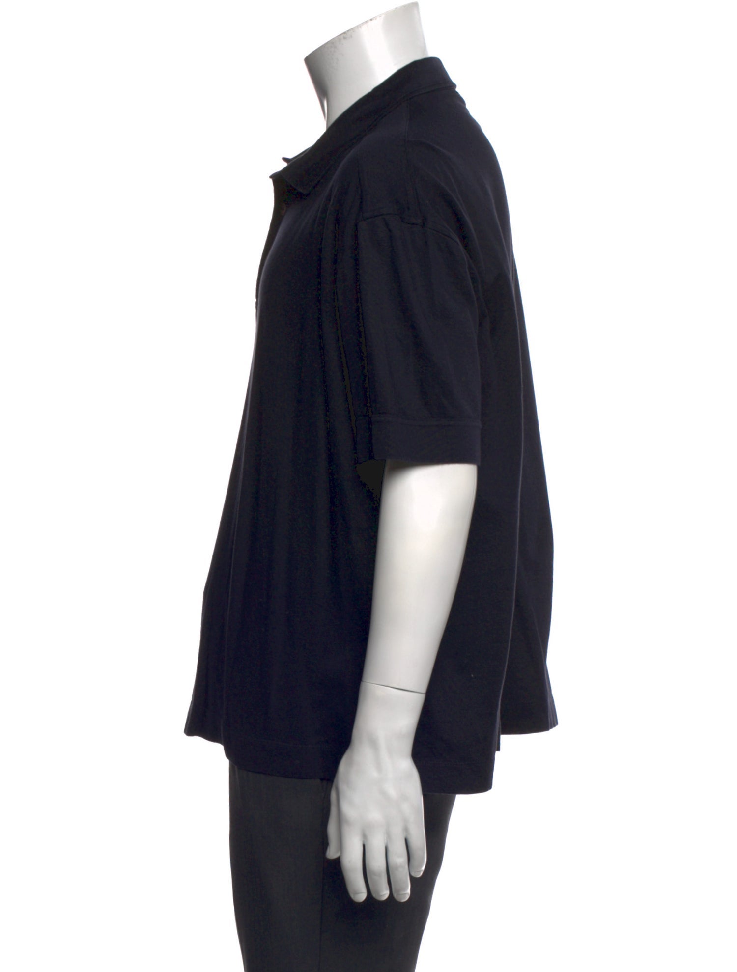 Zegna Crew Neck Short Sleeve Polo Shirt