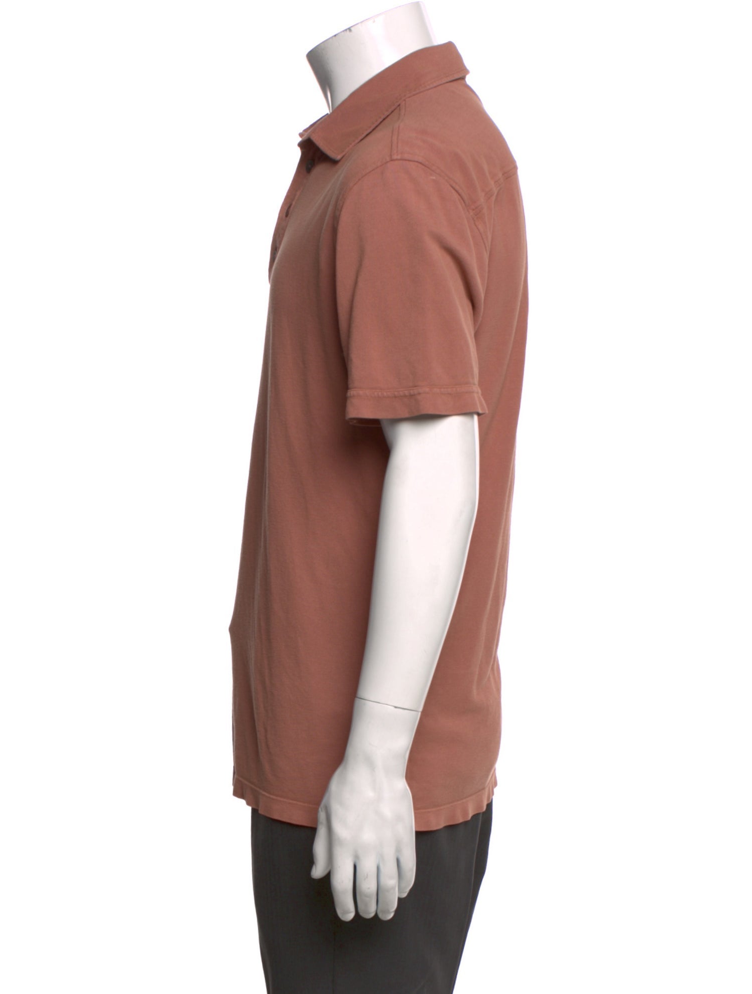 Zegna Crew Neck Short Sleeve Polo Shirt