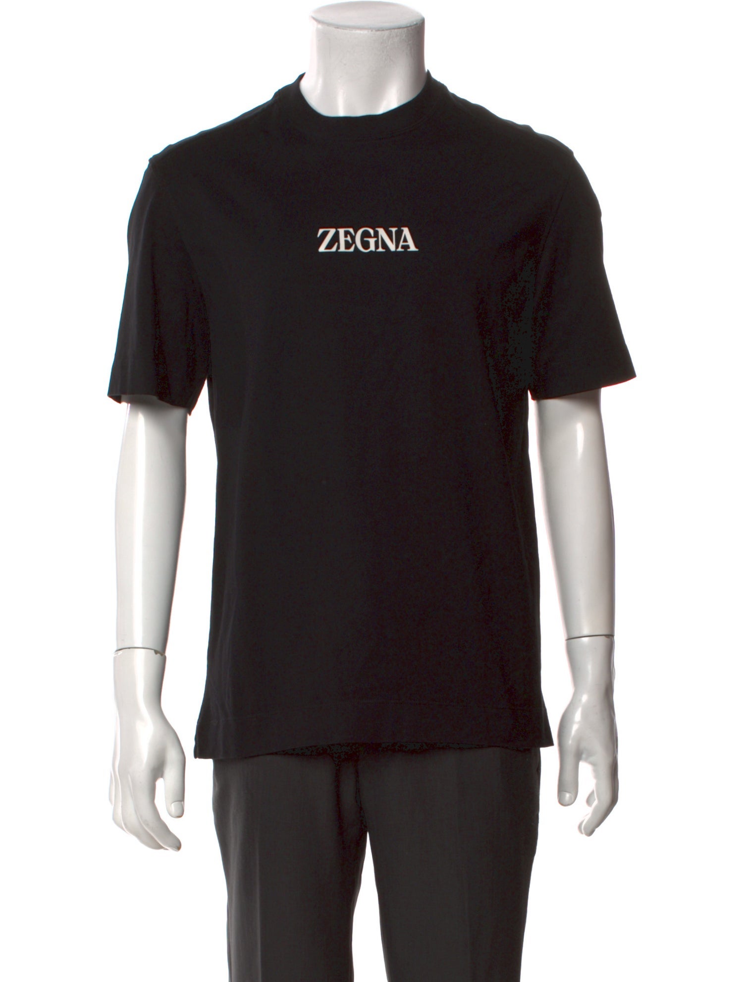 Zegna Graphic Print Crew Neck T-Shirt
