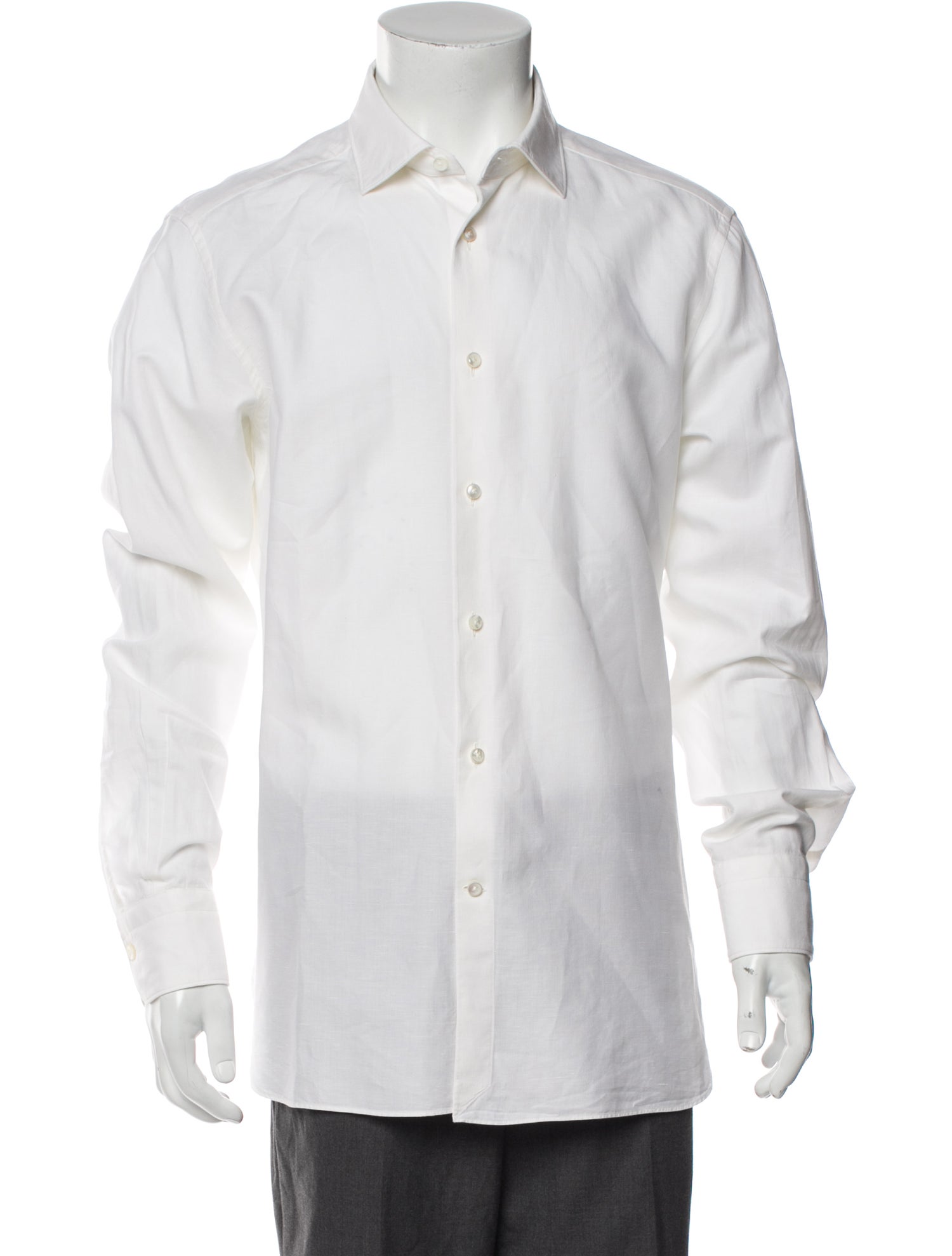 Zegna Long Sleeve Dress Shirt