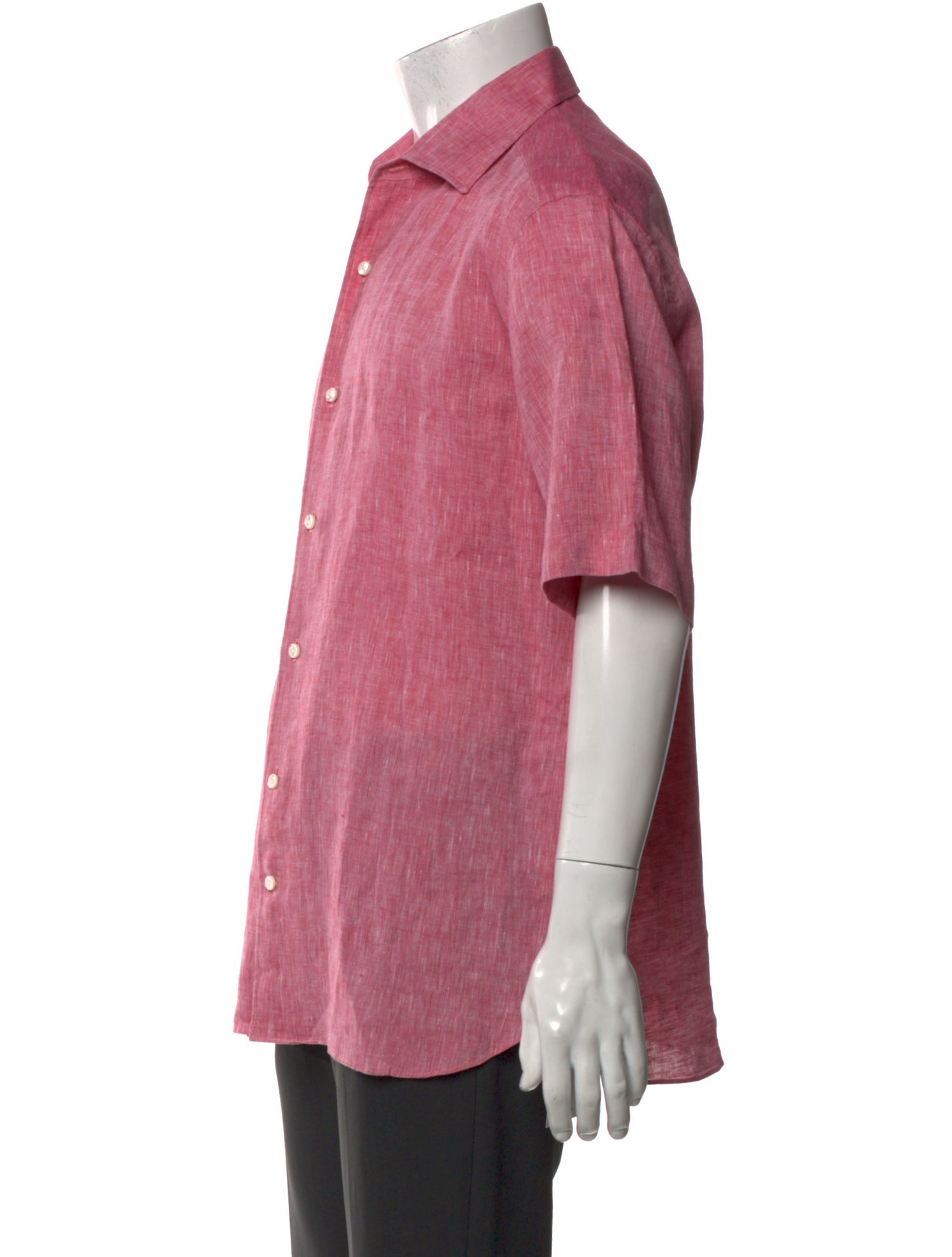 Zegna Linen Short Sleeve Shirt
