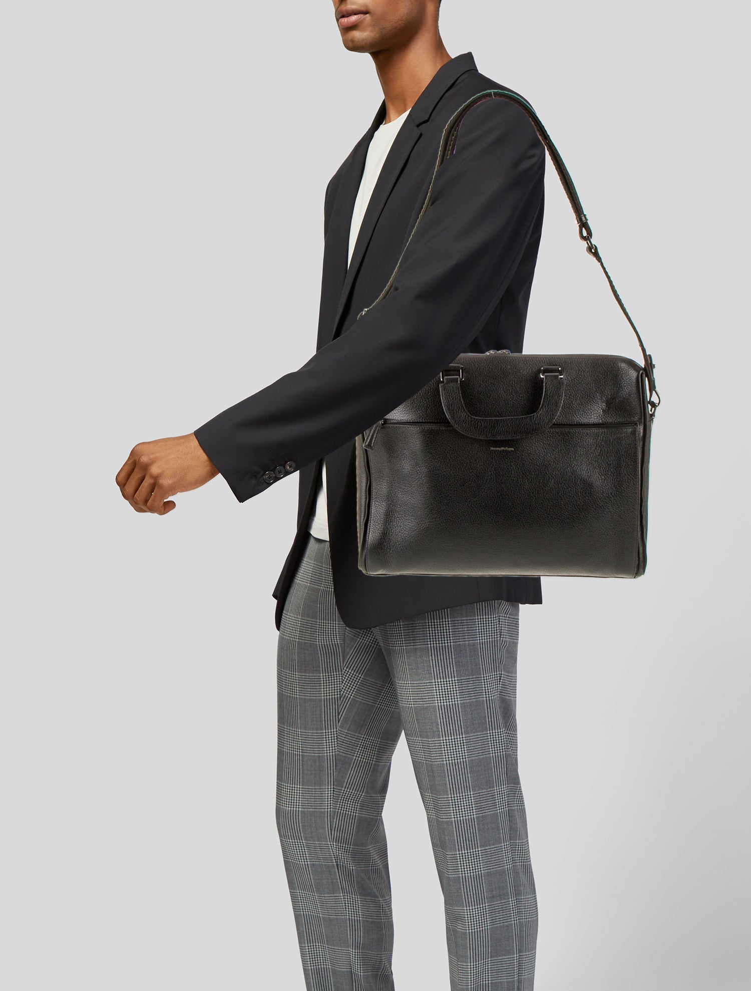Ermenegildo Zegna Leather Briefcase