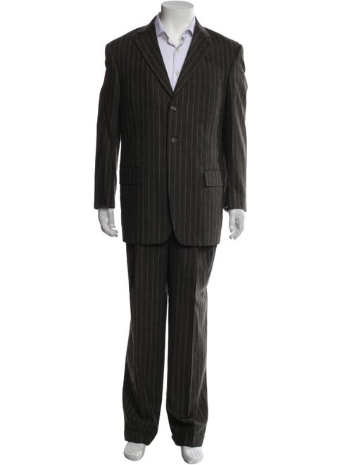 Zegna Wool Striped Two-Piece Suit