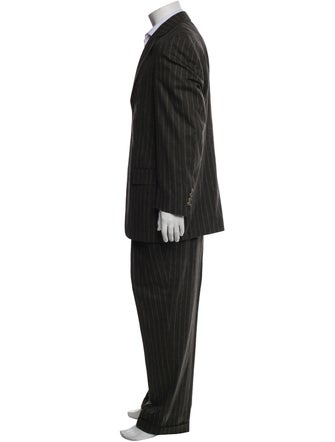 Zegna Wool Striped Two-Piece Suit