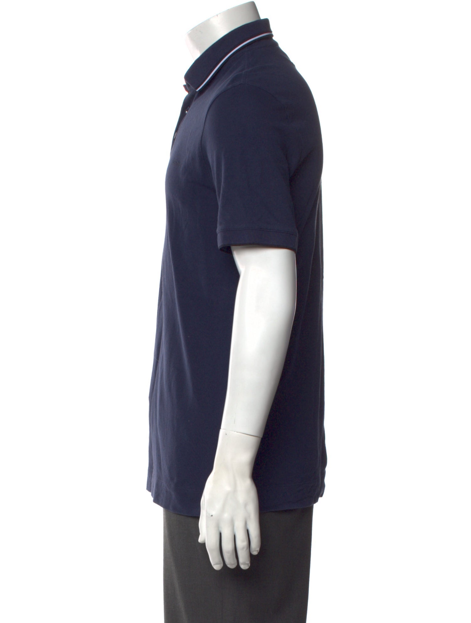 Zegna Collar Short Sleeve Polo Shirt