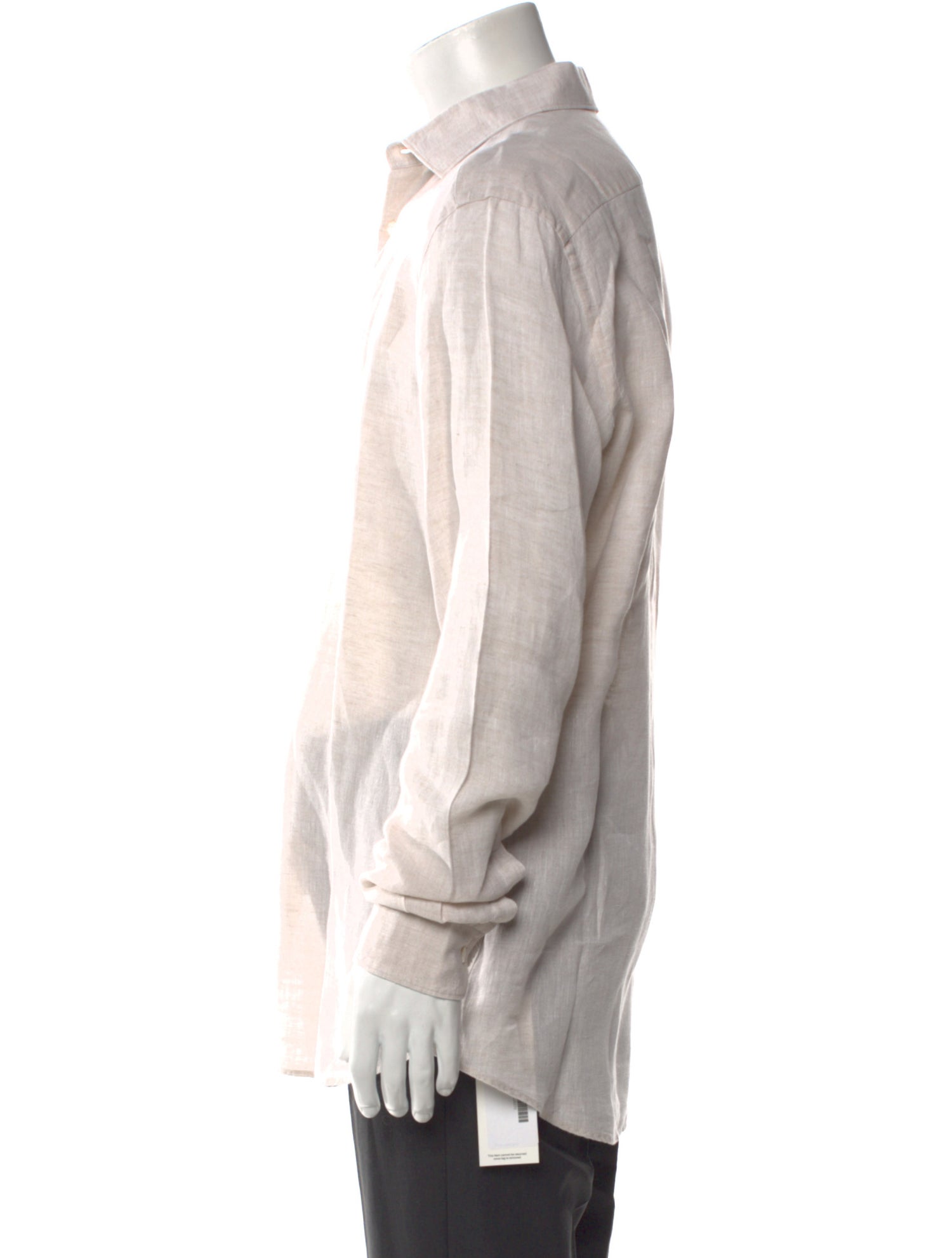 Zegna Linen Long Sleeve Dress Shirt