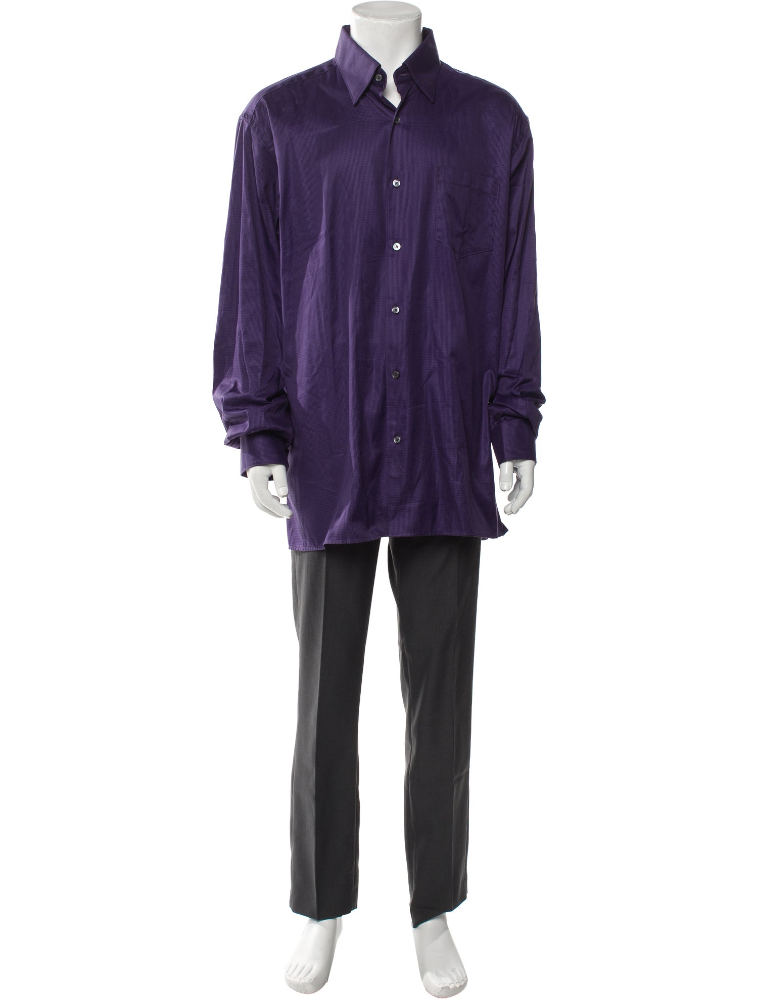 Zegna Long Sleeve Dress Shirt