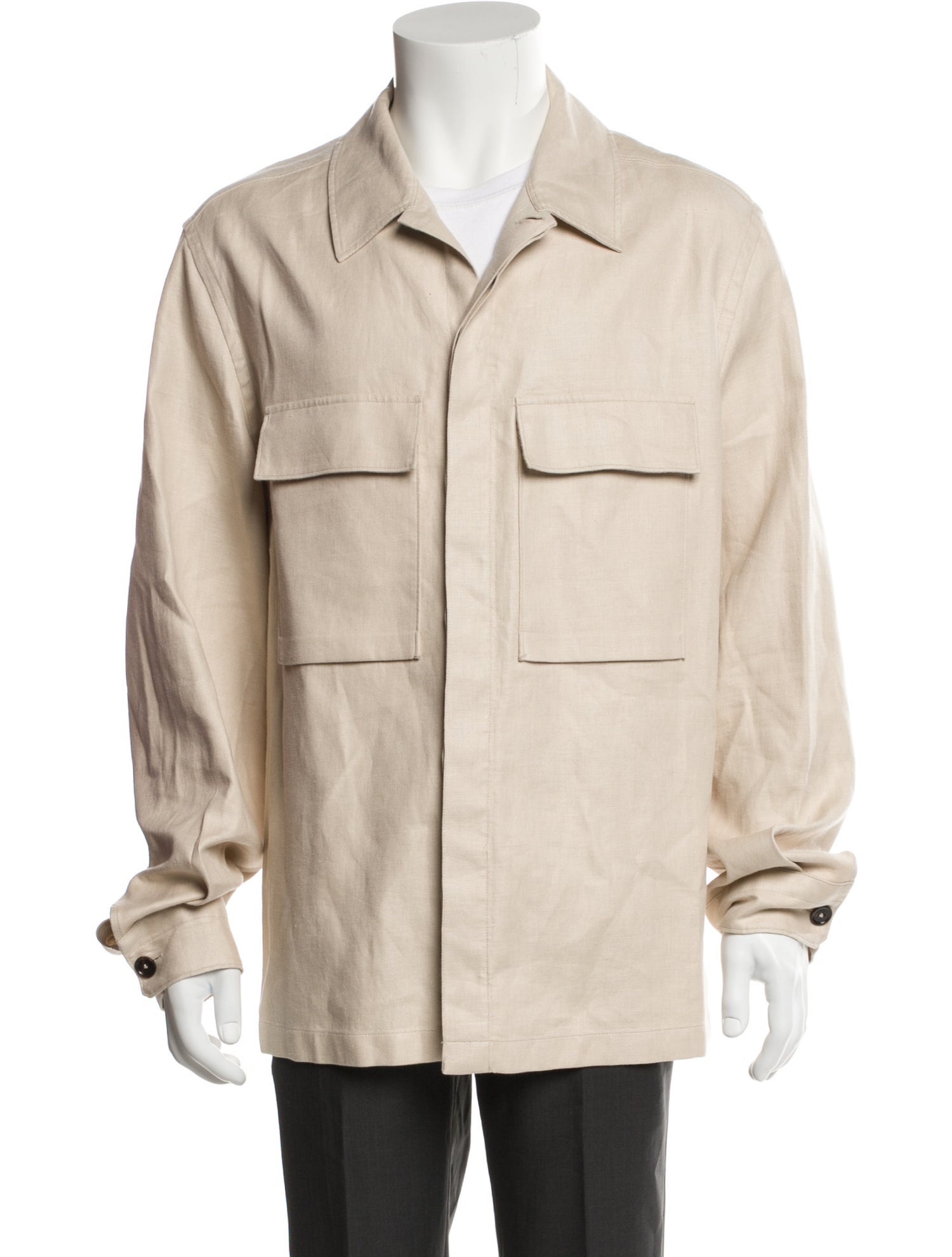 Zegna Linen Utility Jacket