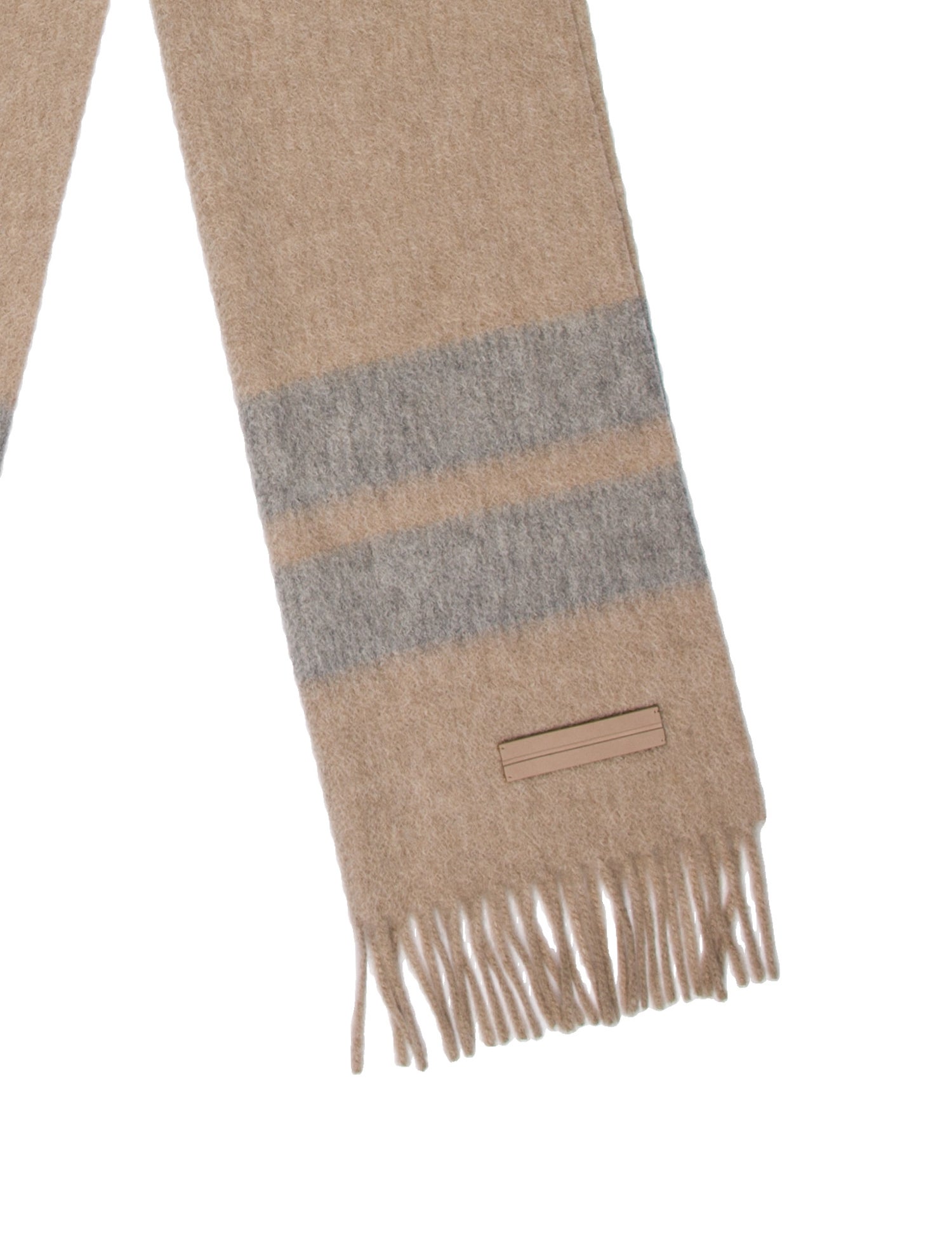 Zegna Cashmere Striped Scarf w/ Tags
