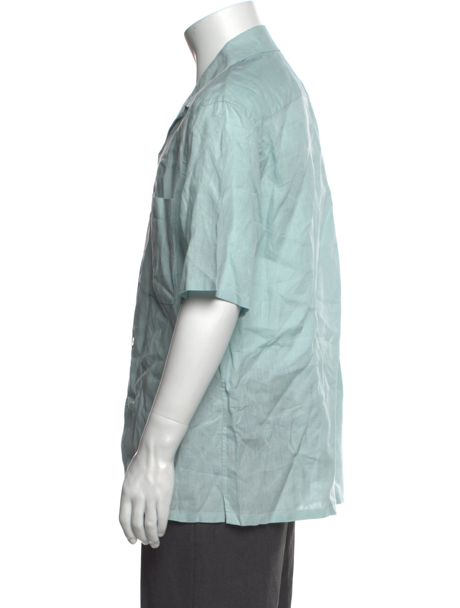 Zegna Linen Collar Polo Shirt