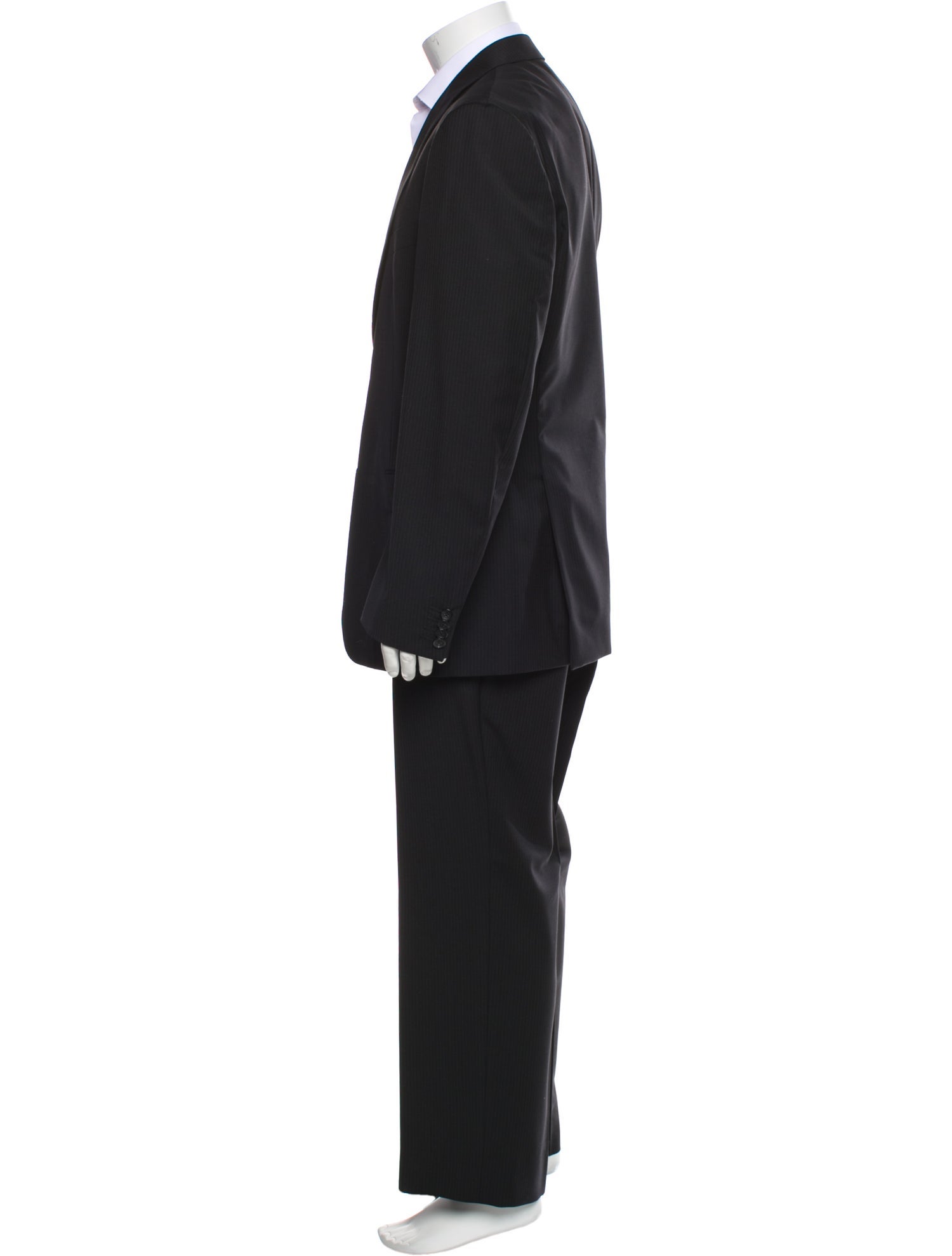 Zegna wool striped two piece set