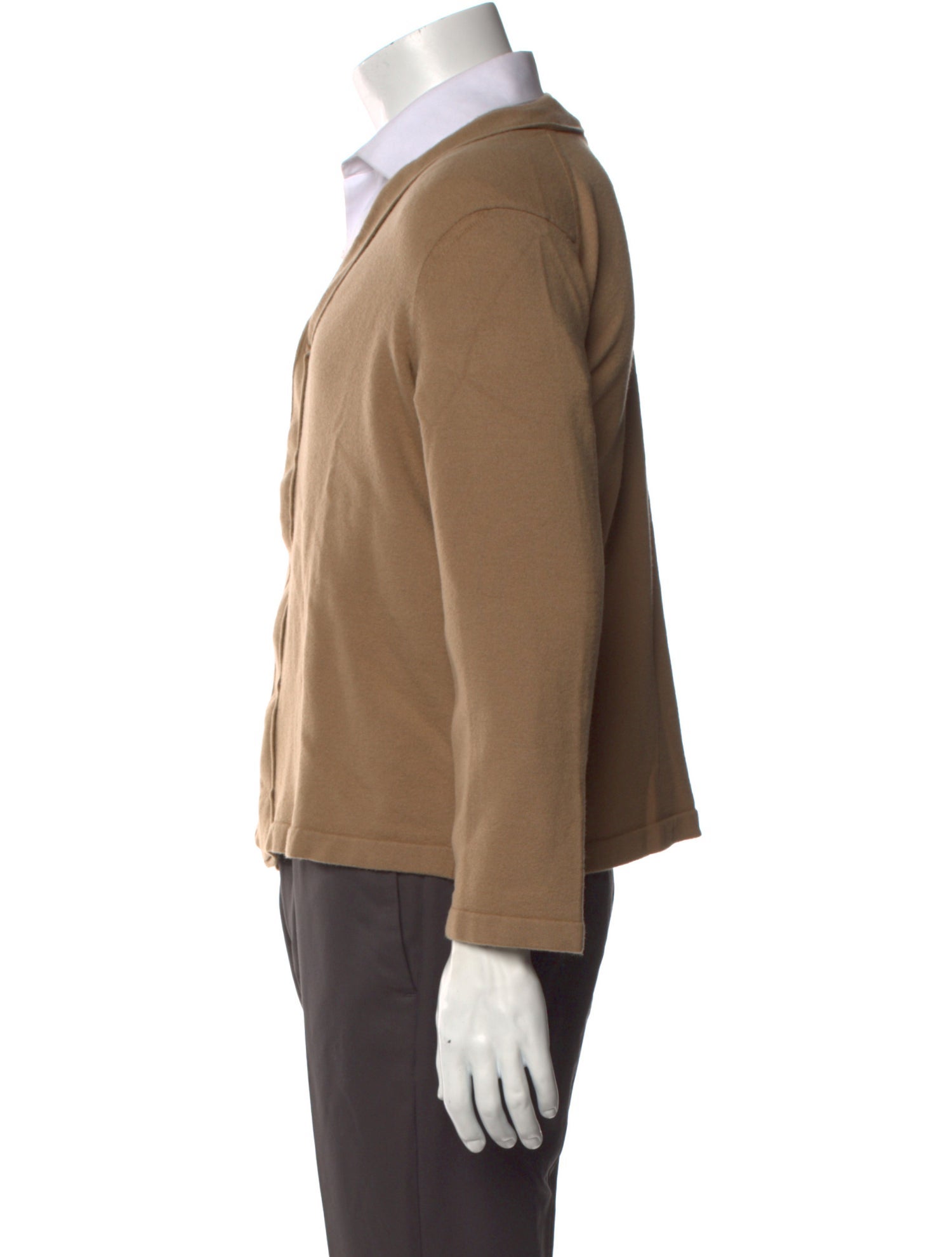 Zegna V-Neck Long Sleeve Cardigan