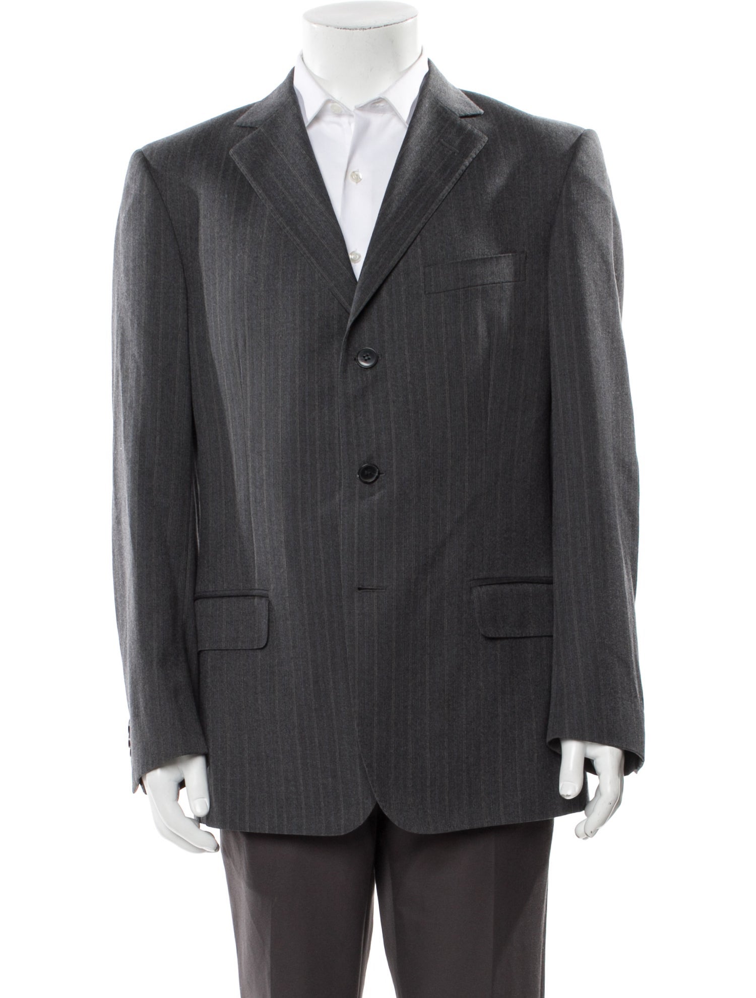 Z Zegna Wool Striped Blazer