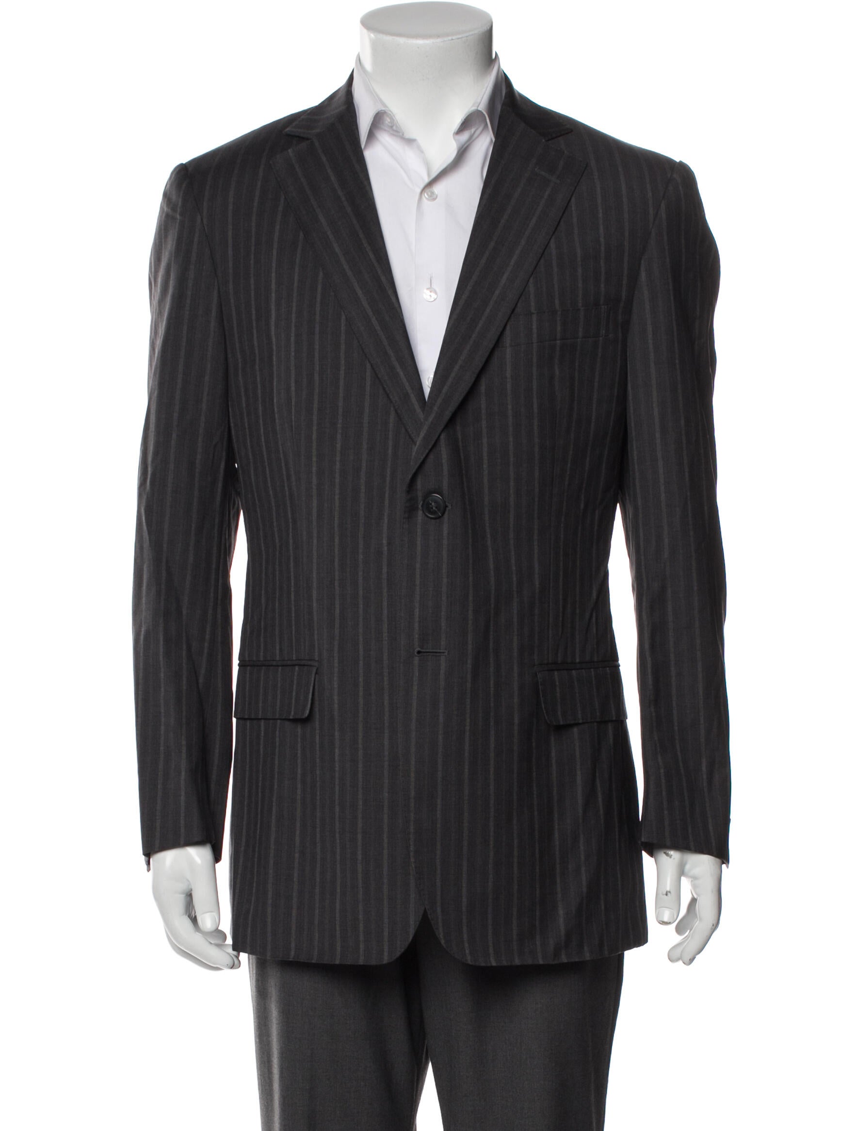 Zegna Wool Striped Blazer