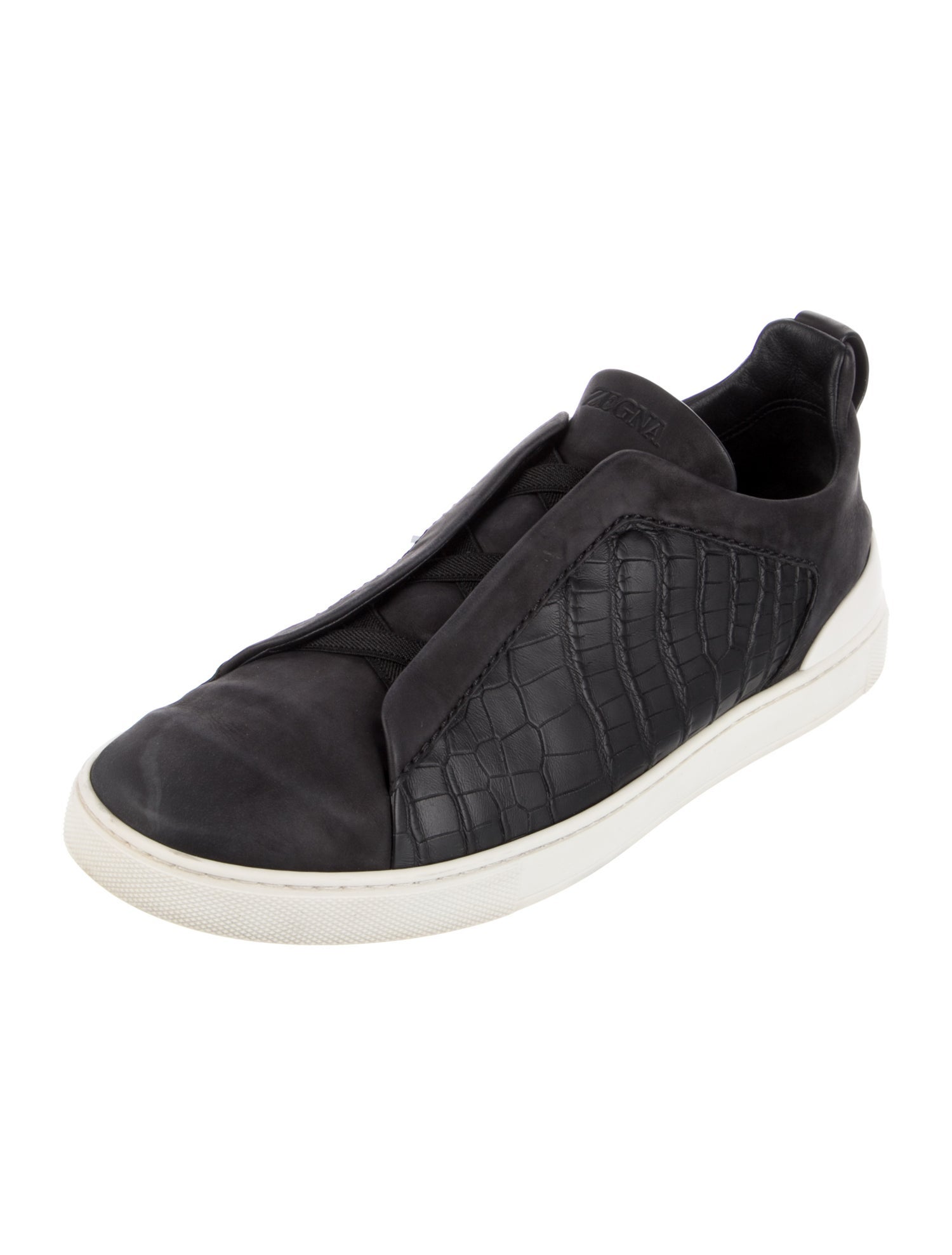 Zegna Alligator Sneakers