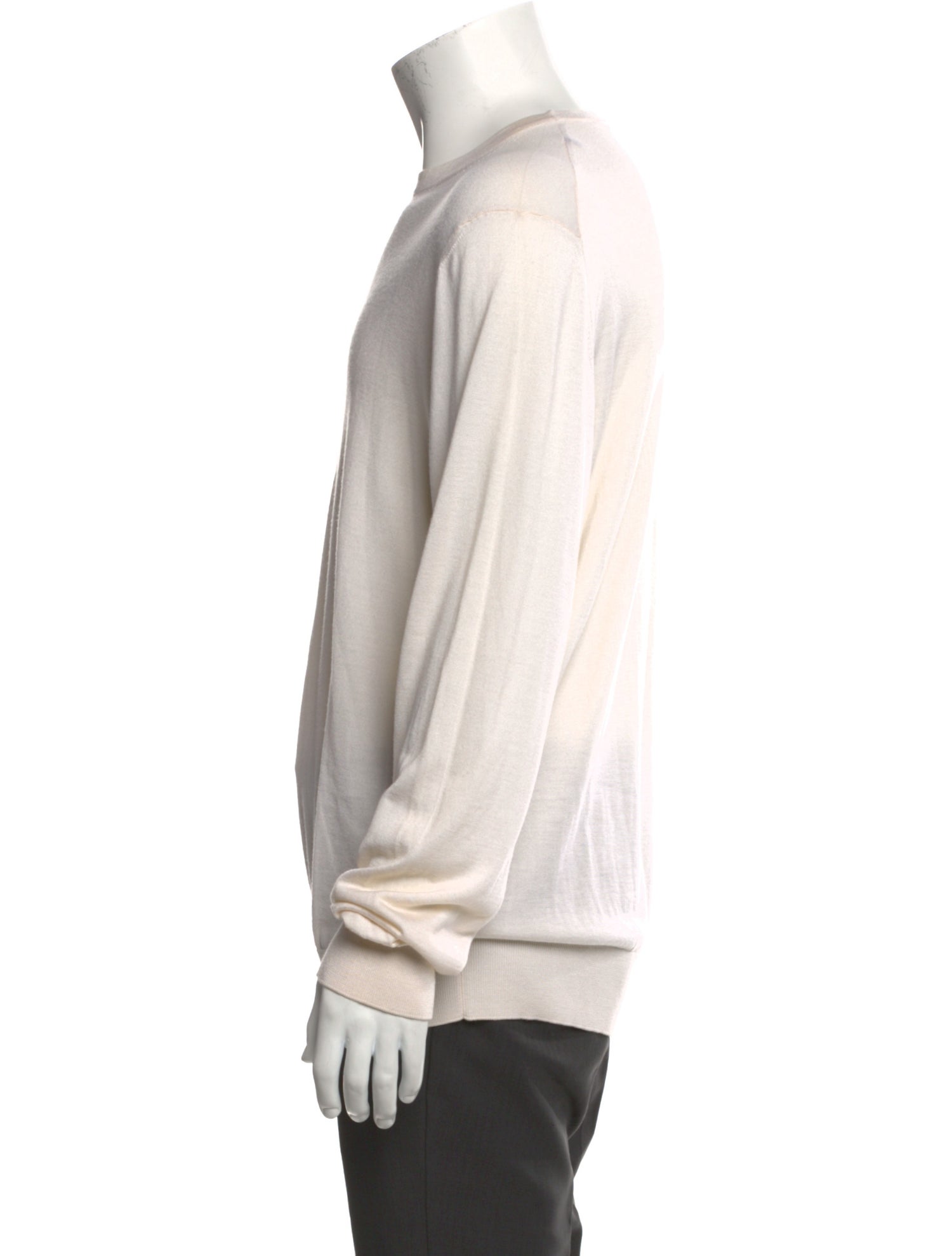 Zegna Crew Neck Long Sleeve T-Shirt