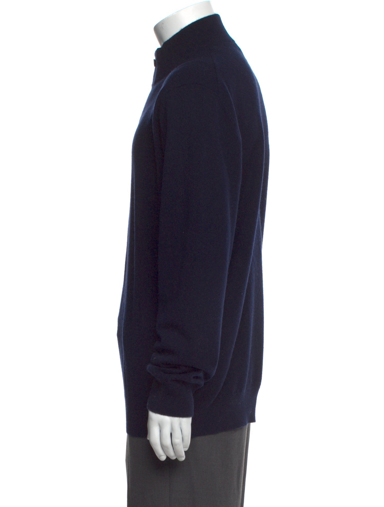 Zegna Cashmere Mock Neck Pullover