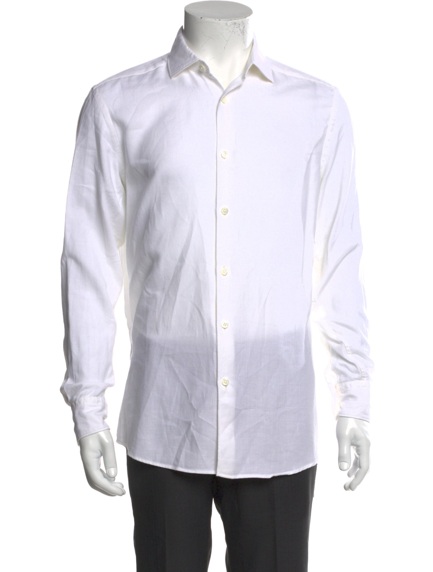 Zegna Long Sleeve Dress Shirt