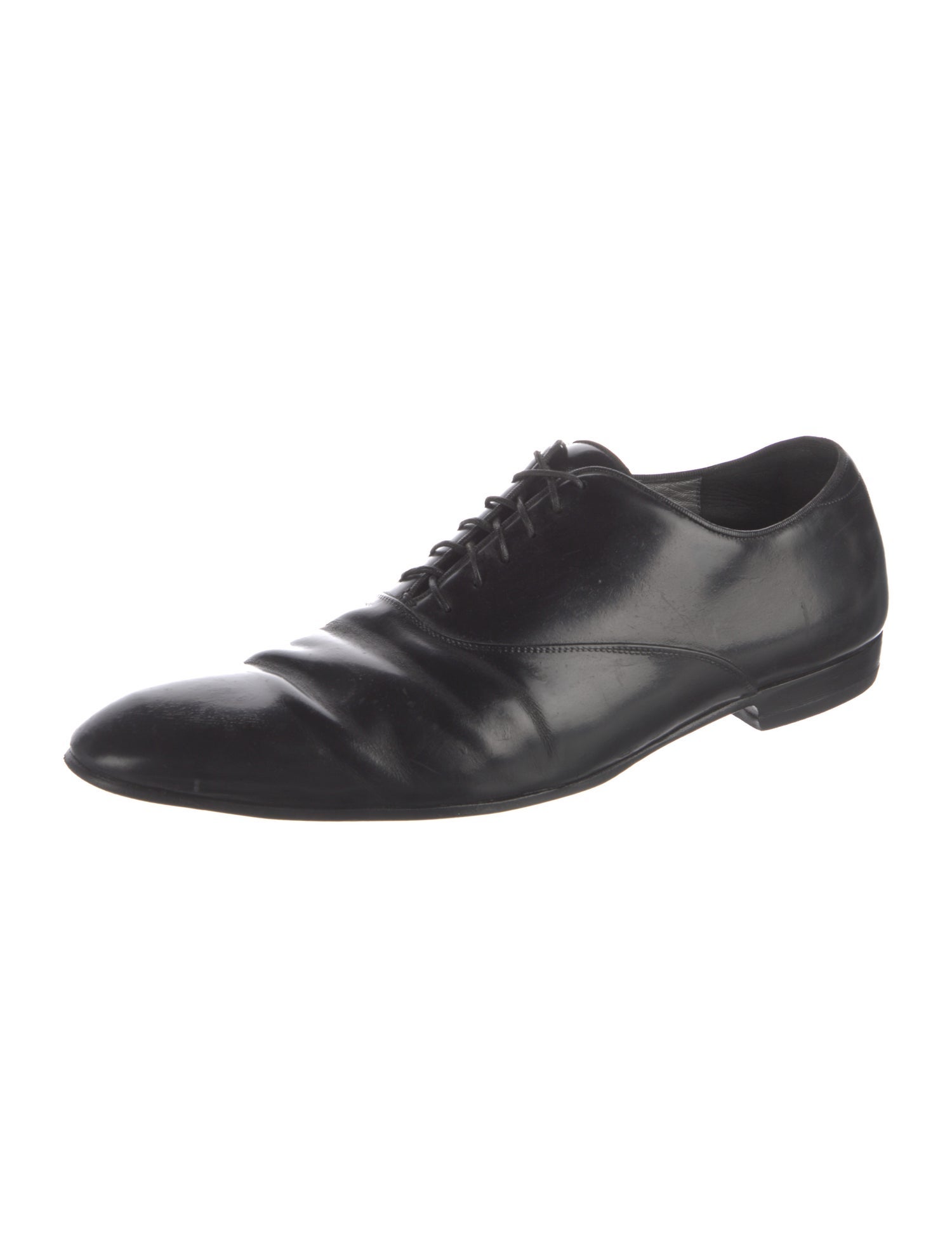 Zegna Leather Dress Loafers