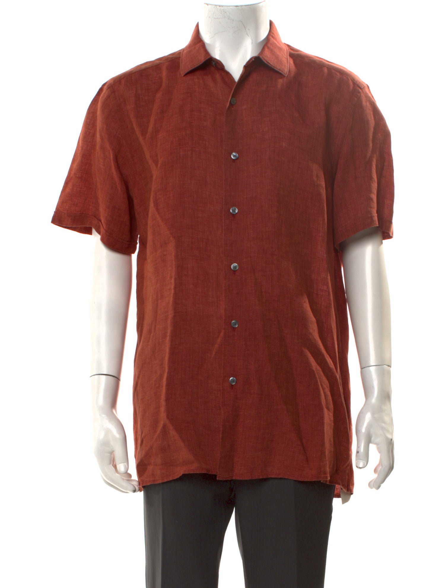 Zegna Linen Short Sleeve Shirt