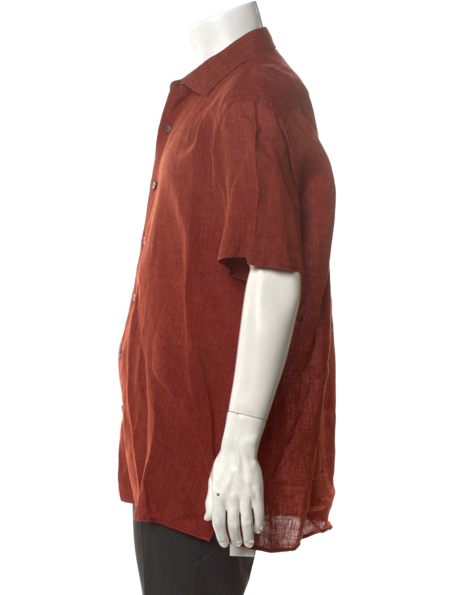 Zegna Linen Short Sleeve Shirt