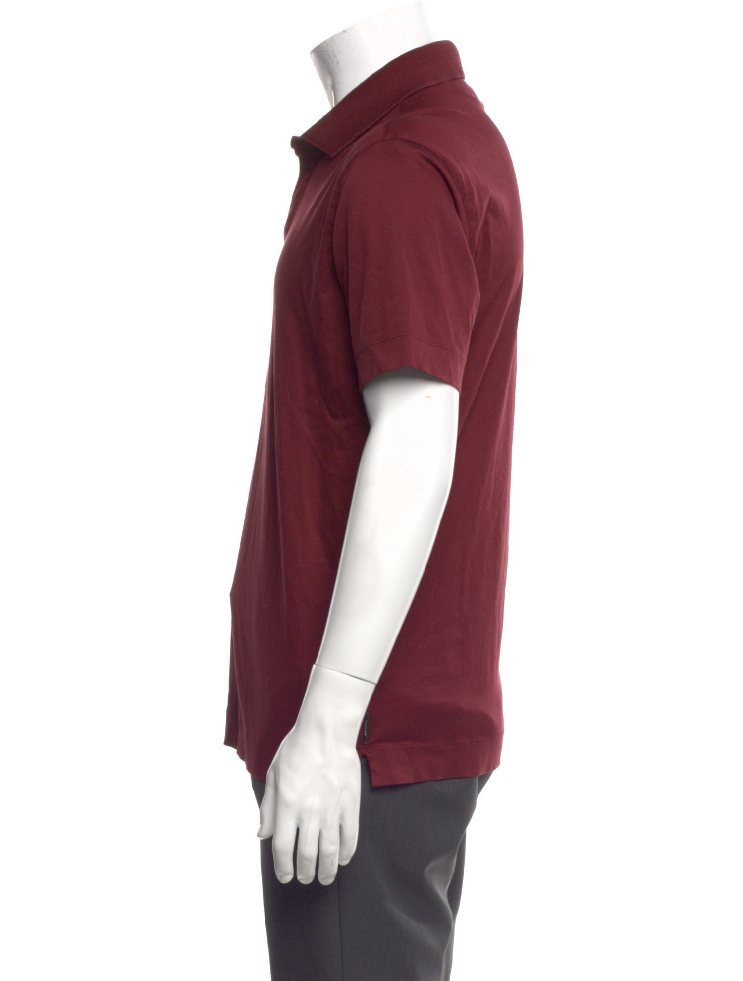 Zegna Crew Neck Short Sleeve Polo Shirt