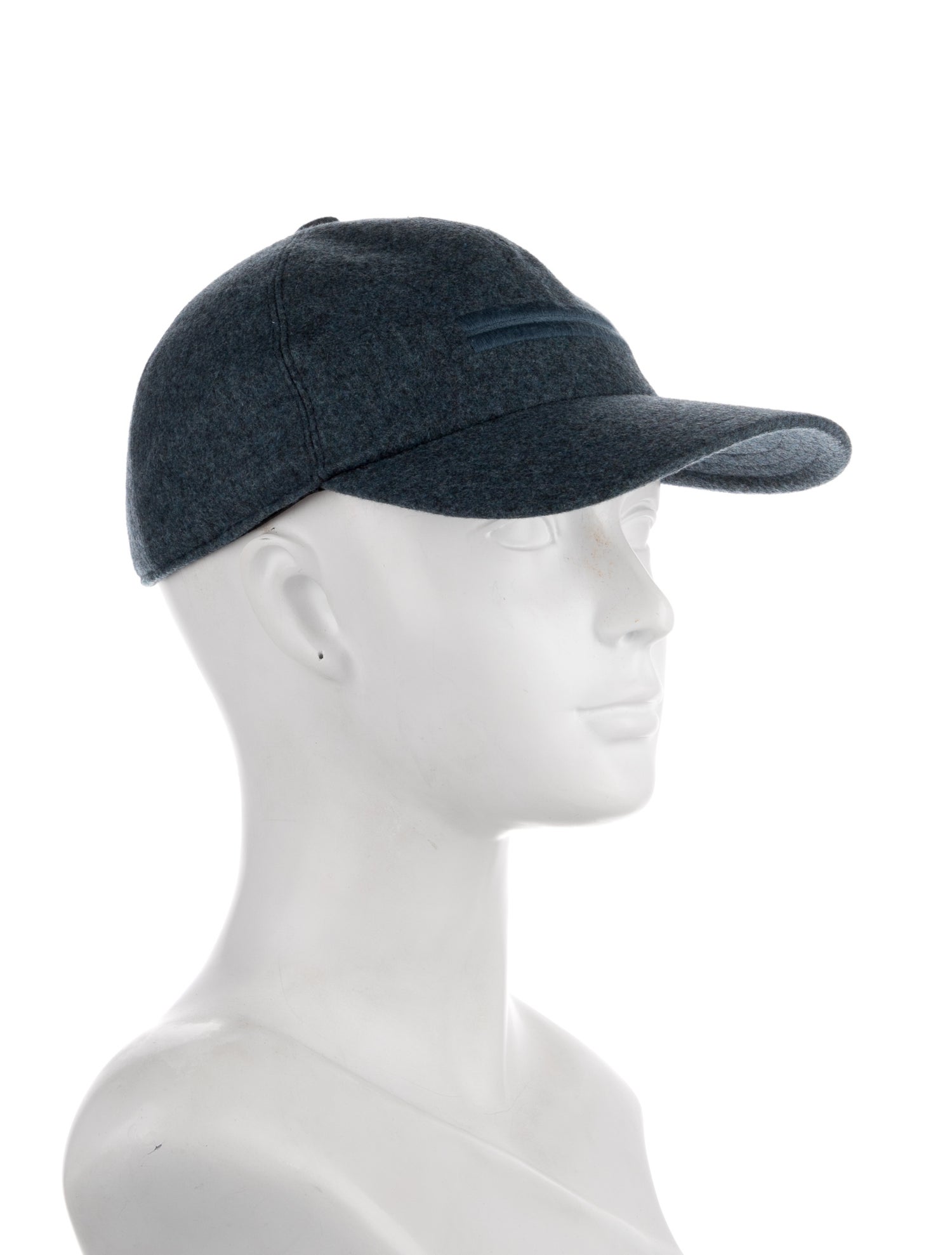 Zegna Cashmere Embroidered Baseball Hat