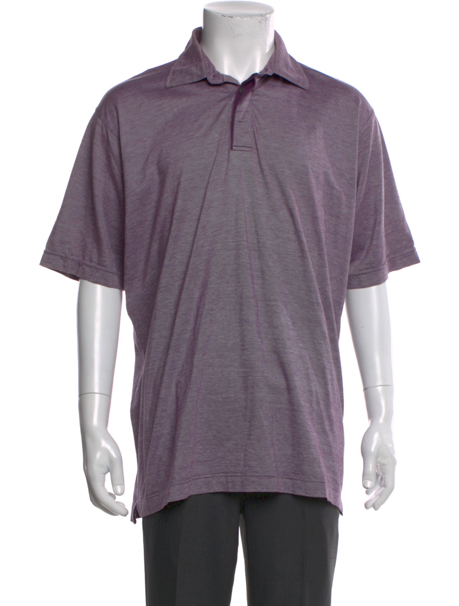 Ermenegildo Zegna Collar Short Sleeve Polo Shirt