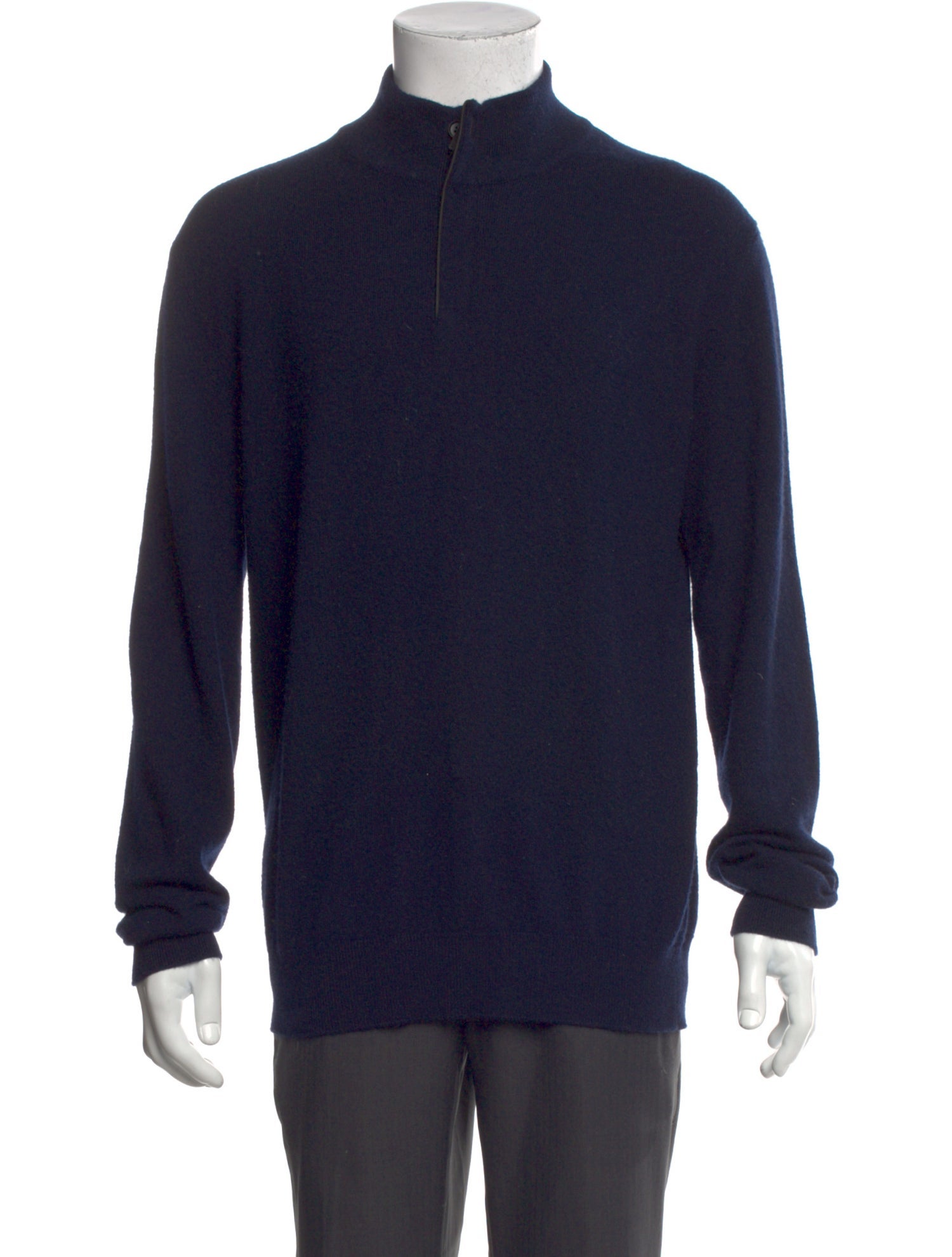 Zegna Cashmere Turtleneck Polo Sweater