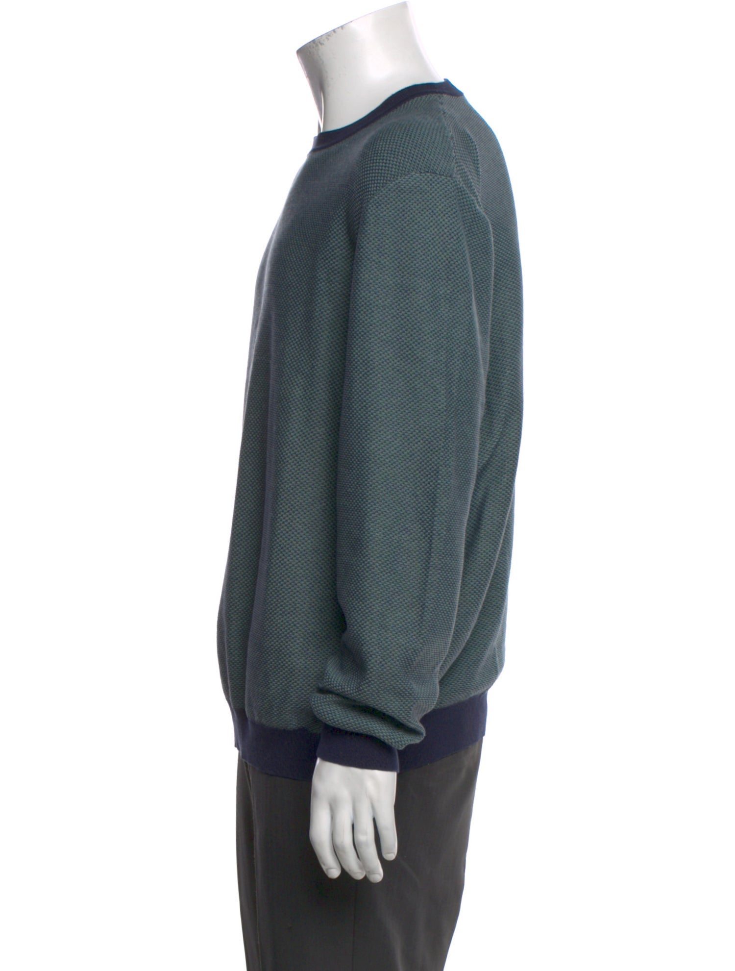Z Zegna Silk Crew Neck Pullover