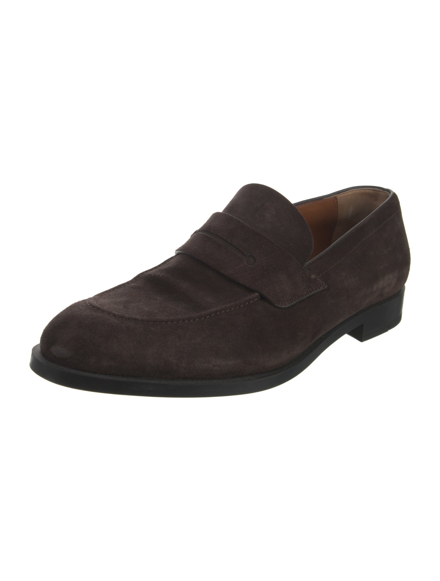 Zegna Suede Dress Loafers