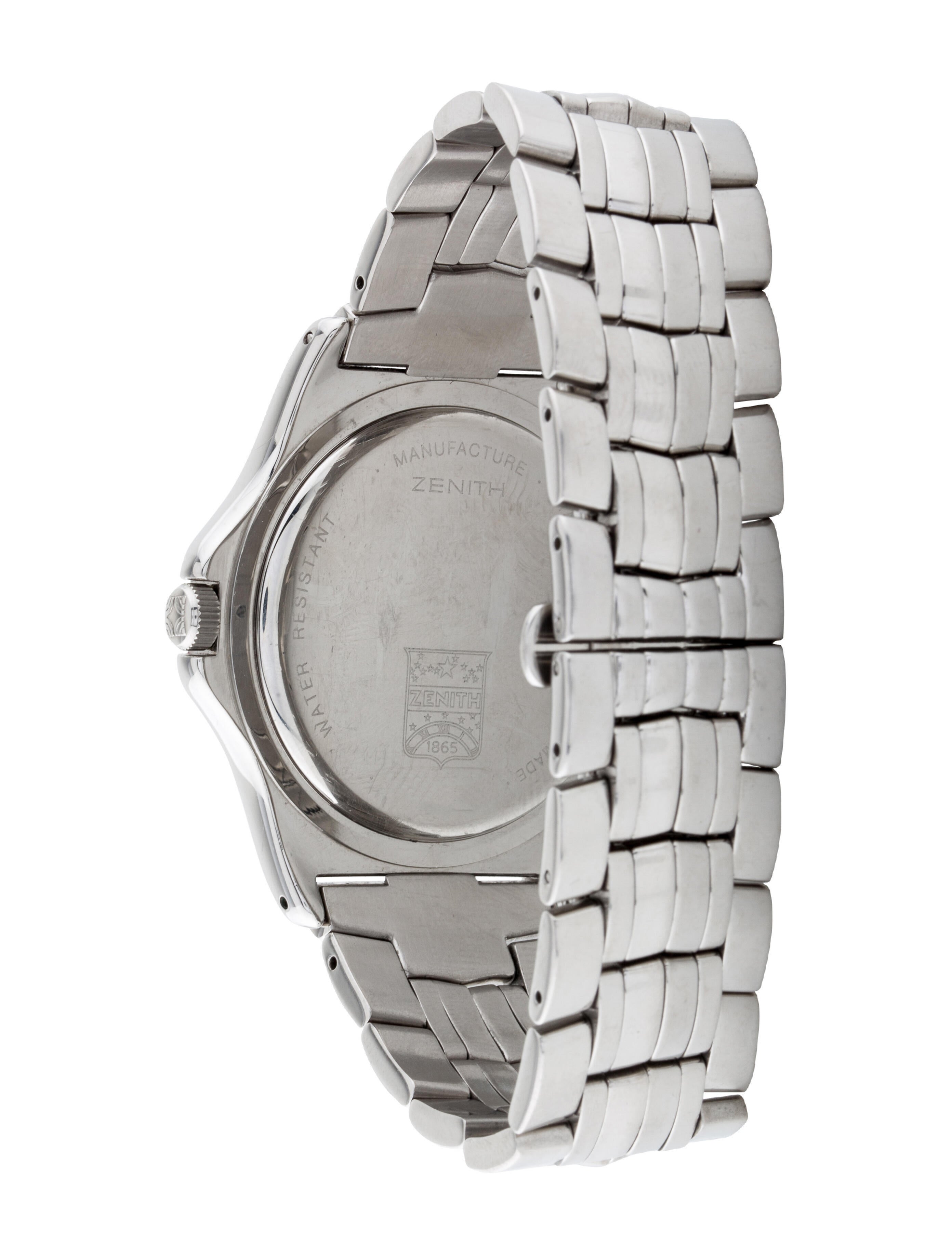 Zenith Elite Dual Time Watch - 90-02-0030-682-51 | The RealReal