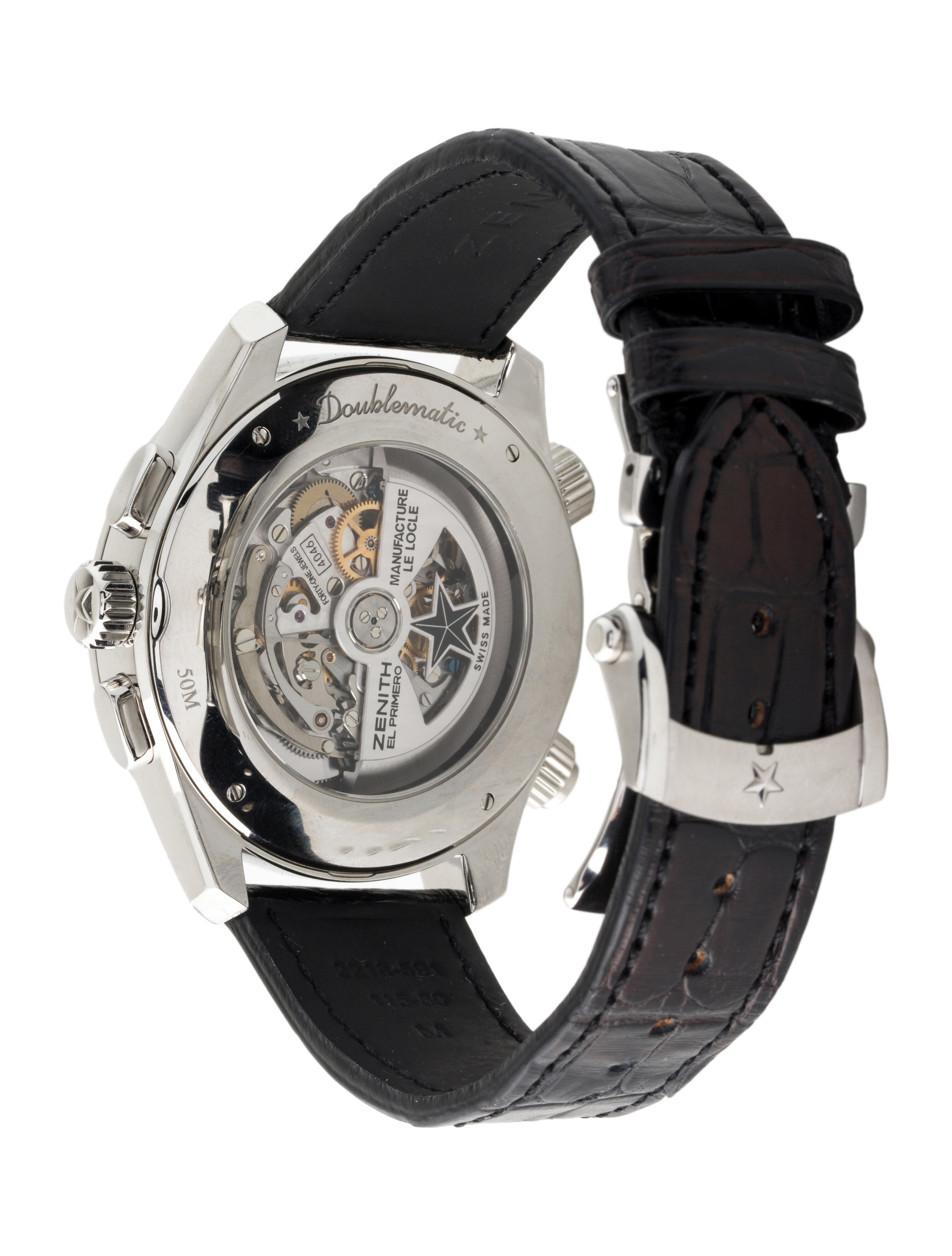 Zenith Pilot Doublematic Watch The RealReal