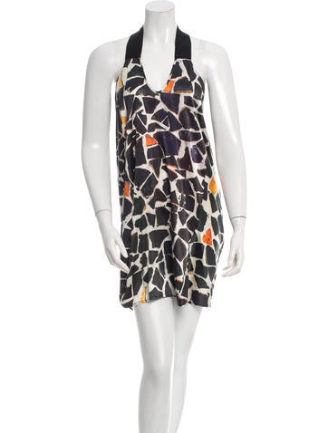 Zero + Maria Cornejo Printed Silk Dress