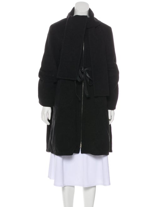 Zero + Maria Cornejo Wool Belted Coat wool